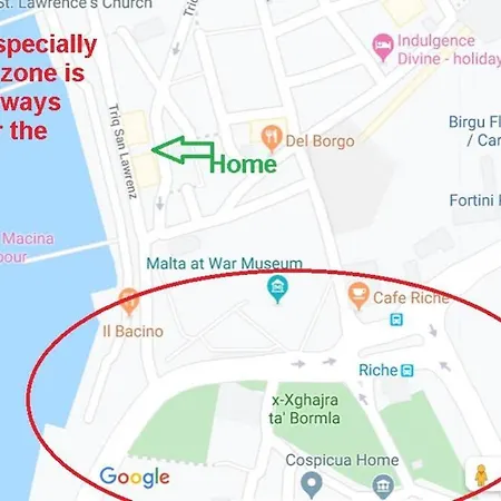 Vittoriosa' Seafront 2 Bed Highly Furnished Apartment *