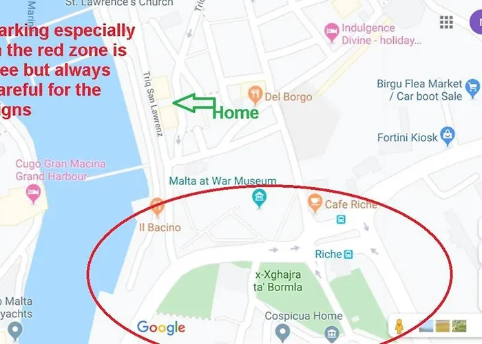 Vittoriosa' Seafront 2 Bed Highly Furnished Daire *